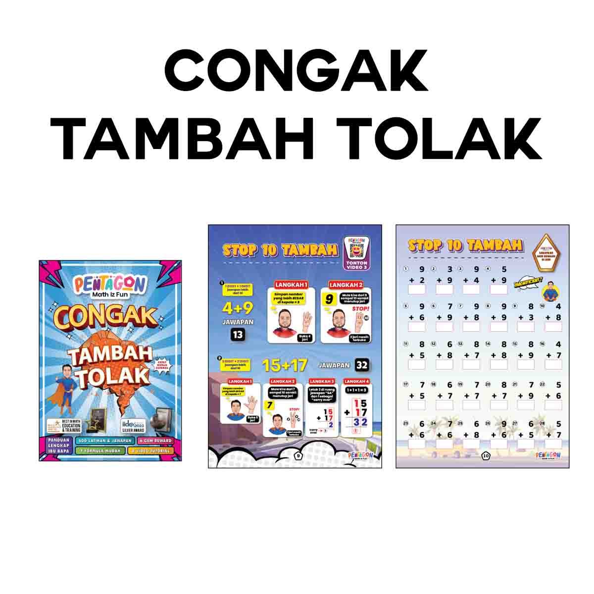 Kombo Level 1 - Sifir, Tambah, Tolak, Darab dan Bahagi